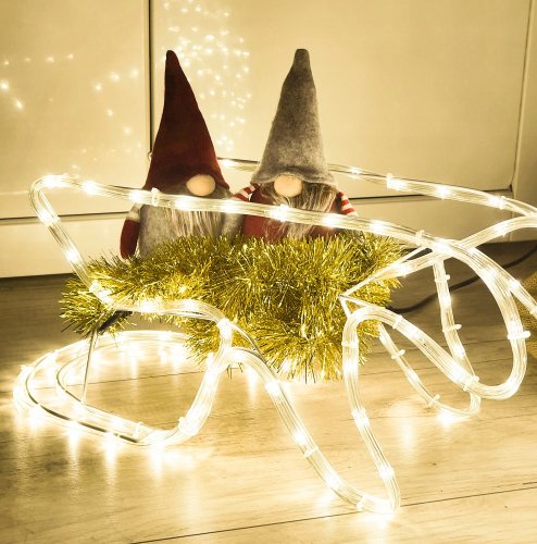 Malatec 17219 Vianočné LED Sob 11 m, IP20 teplá biela