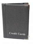 Galla OKL12 Kožené puzdro na vizitky a platobné karty šedé