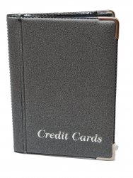 Galla OKL12 Kožené pouzdro na vizitky a platební karty šedé