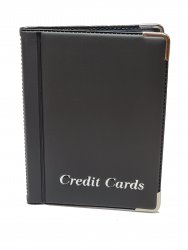 Galla OKL12 Kožené puzdro na vizitky a platobné karty čierne