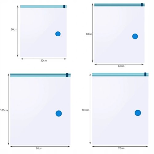 Ruhhy 17230 Vákuové vrece sada 10 ks mix veľkostí