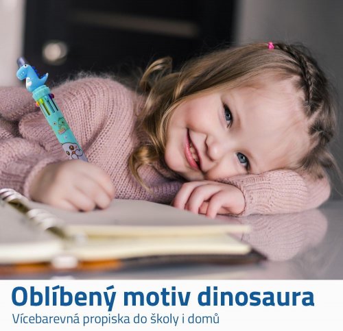 GFT Vícebarevná propiska - dinosaurus