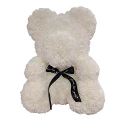 GFT Medvedík z ruží - biely 24 cm