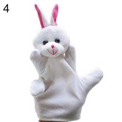 KIK Maňásek králík bílý 23 cm