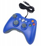 APT KX13B Xbox 360 káblový ovládač modrý