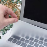 APT AK317C Silikónová ochrana na klávesnici notebooku transparentná