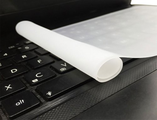 APT AK317C Silikónová ochrana na klávesnici notebooku transparentná