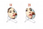 Pronett Obojstranné zväčšovacie zrkadlo 19 cm