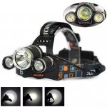 Pronett XT0111 Čelovka LED ZOOM 3 x LED T6
