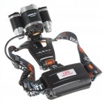 Pronett XT0111 Čelovka LED ZOOM 3 x LED T6