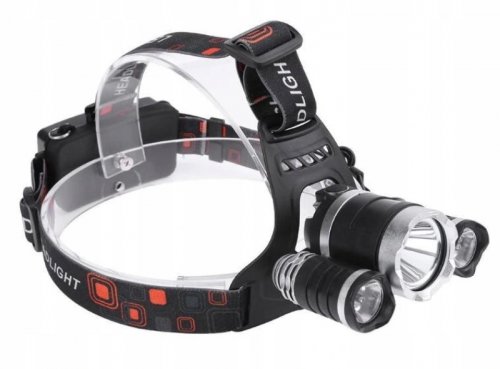 Pronett XT0111 Čelovka LED ZOOM 3 x LED T6