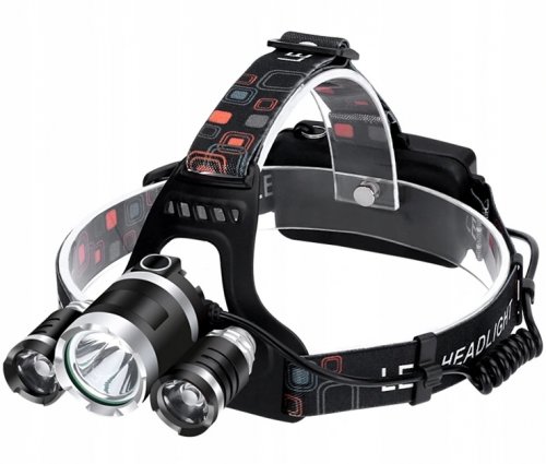 Pronett XT0111 Čelovka LED ZOOM 3 x LED T6