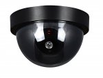 Verk 13004 Atrapa bezpečnostní kamery kulatá LED IR černá