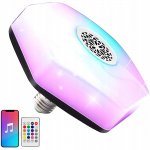 Verk 15905 LED žiarovka RGB Bluetooth s reproduktorom, diaľkový ovládač, E27 18 W