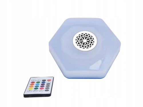 Verk 15905 LED žárovka RGB Bluetooth s reproduktorem, dálkový ovládač, E27 18 W