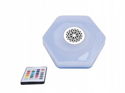 Verk 15905 LED žiarovka RGB Bluetooth s reproduktorom, diaľkový ovládač, E27 18 W