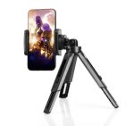 Verk 15909 Mini stativ s držákem na telefon , selfie kameru černý