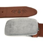 Beltimore W38 Pánský kožený opasek 130 cm hnědý