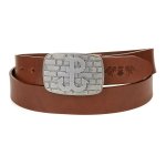 Beltimore W32 Pánský kožený opasek 130 cm hnědý