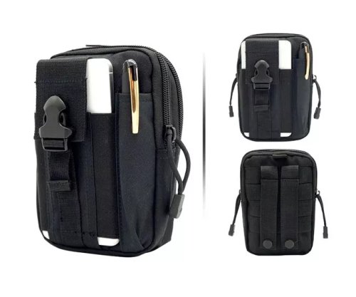 Pronett 0784 Taktická taška na opasok čierna