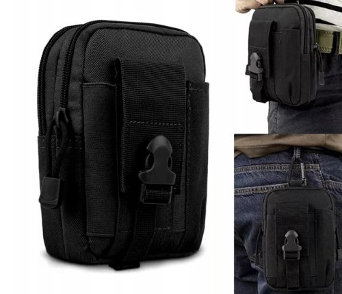 Pronett 0784 Taktická taška na opasok čierna