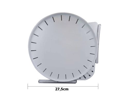 Verk 15936 Otočná polička do rohu bílá