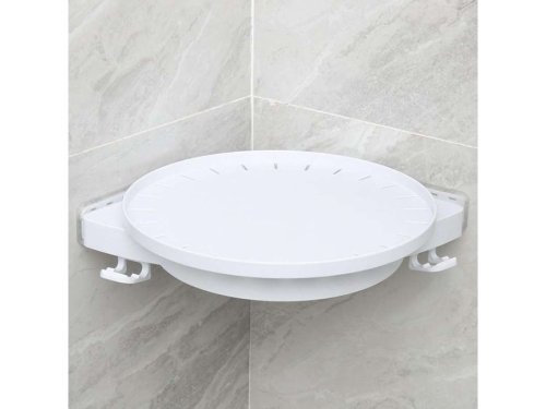 Verk 15936 Otočná polička do rohu bílá