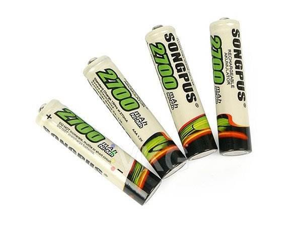Songpus Batérie AAA 2700mAh 4ks blistr