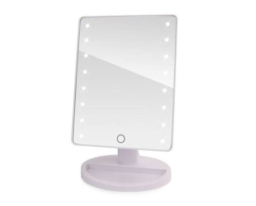 Verk Kosmetické zrcátko 16 LED bílé