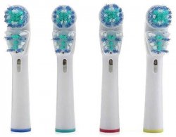 KIK Náhradní zubní kartáčky na ORAL-B Dual Clean univerzální - 4 ks