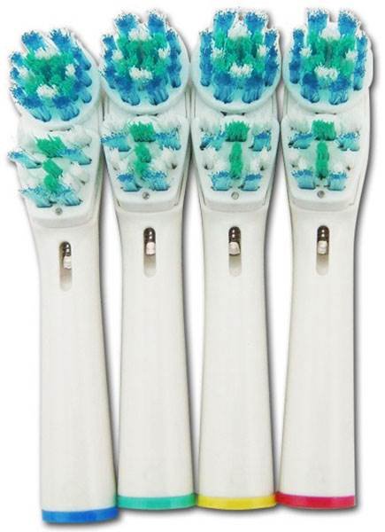 KIK Náhradní zubní kartáčky na ORAL-B Dual Clean univerzální - 4 ks