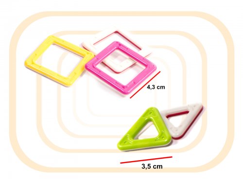 Magnetická stavebnice Magical Magnet M032B-2 - 38 dílů