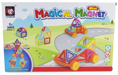 Magnetická stavebnice Magical Magnet M032B-2 - 38 dílů