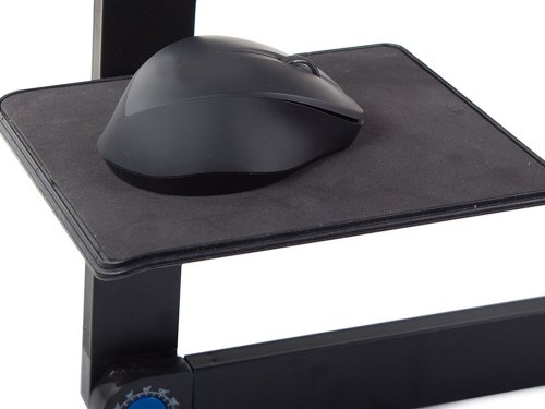 Verk 06162 Stolík na notebook E-Table 51 x 30 cm, čierna
