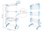 Malatec 4380 Sušák na prádlo 170x50x75cm