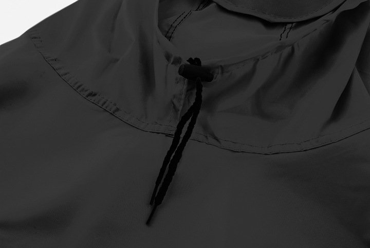 Trizand Pončo - pláštěnka s kšiltem černá
