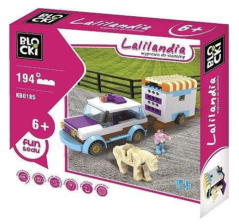 ICOM Blocki Lalilandia Transport koní 194 dílů