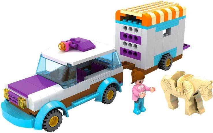 ICOM Blocki Lalilandia Transport koní 194 dílů