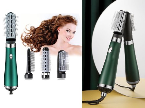 Verk 15920 Vysoušeč vlasů, hřeben a kulma 3 v 1 bílá