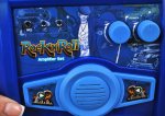 Detská rocková elektrická gitara na batérie + zosilňovač a mikrofón Blue