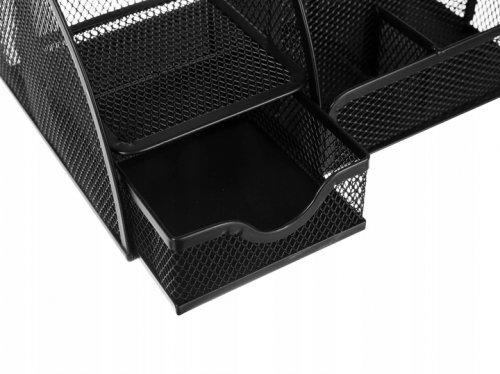 Verk 01651 Drátěný stolní odkladač multifunkční černý