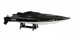KIK RC Loď High Speed ​​50 km/h, Racing Boat Black Carbon 1:8, 65 cm