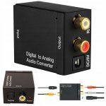 Verk 06215 Prevodník z digitálneho signálu SPDIF a optického Toslink na 2x CINCH