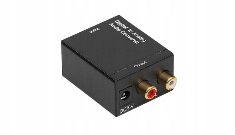 Verk 06215 Prevodník z digitálneho signálu SPDIF a optického Toslink na 2x CINCH
