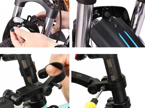 Verk 14350 Sada blatníkov na bicykel 2 ks čierne