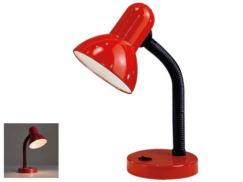 Verk 12254 Retro stolná lampička červená