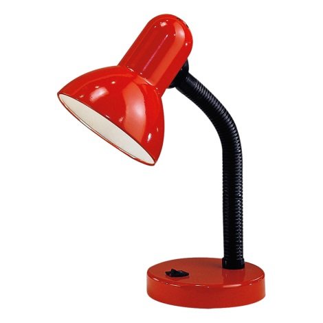 Verk 12254 Retro stolná lampička červená