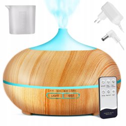 Verk 01644 Zvlhčovač vzduchu s ionizátorem 500 ml světlé dřevo