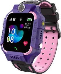 Verk 06212 Dětské chytré hodinky Z6 fialovorůžové