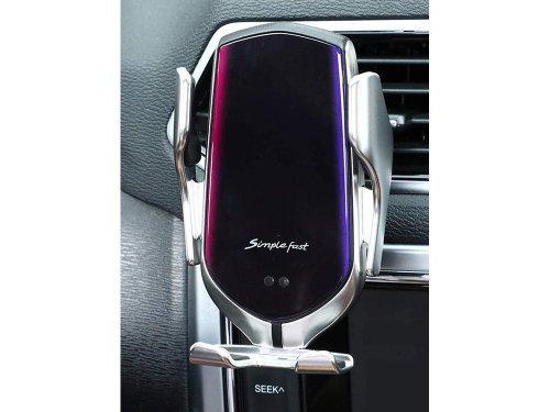 Verk 06214 Bezdrátová nabíječka, držák do auta, stříbrný